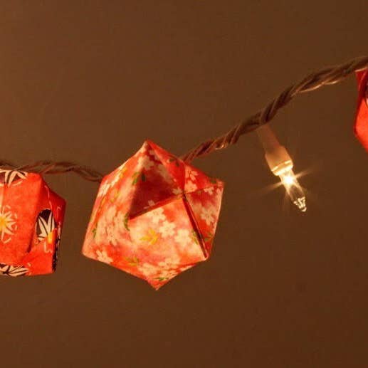 Heart of Fold – wholesale Ljusslinga – Origami Fairy Light Lyktor med Dim Mysig Belysning
