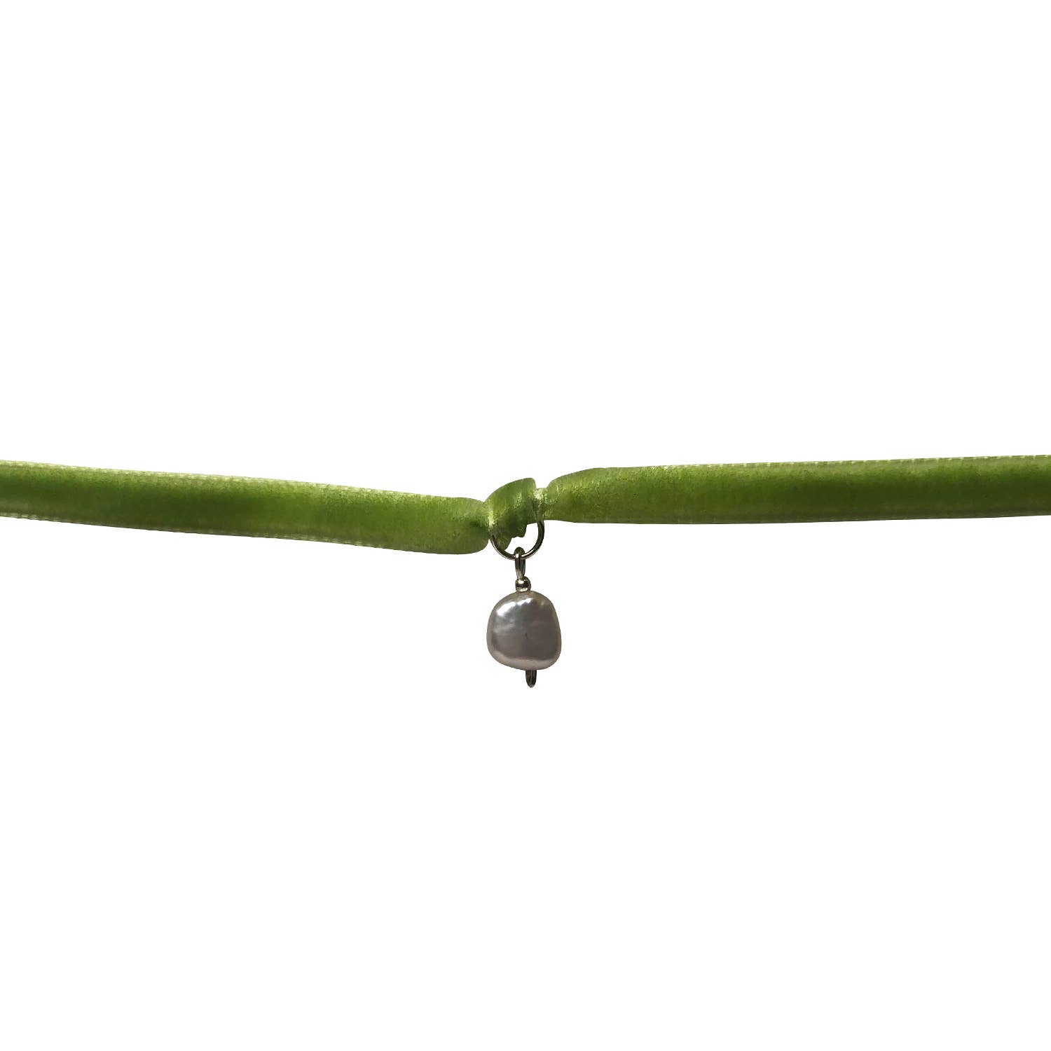 No Wallflower Project – wholesale Choker/collar – Freshwater Pearl Velvet Choker0