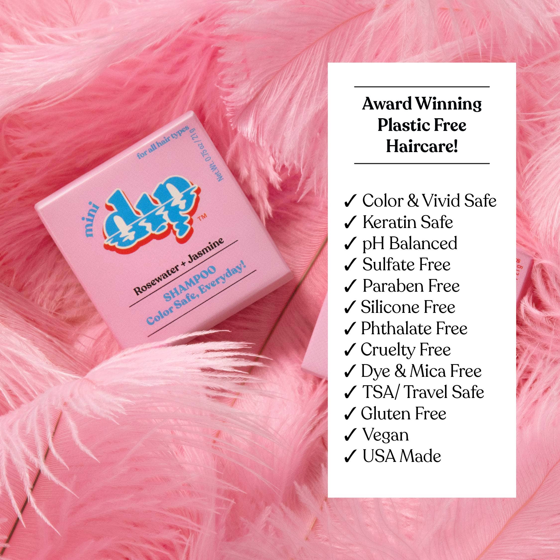 Dip - Wholesale Shampoo Puck/Solid Shampoo - Mini Dip Shampoo Bar: Color Safe, Everyday - Rosewater & Jasmine6