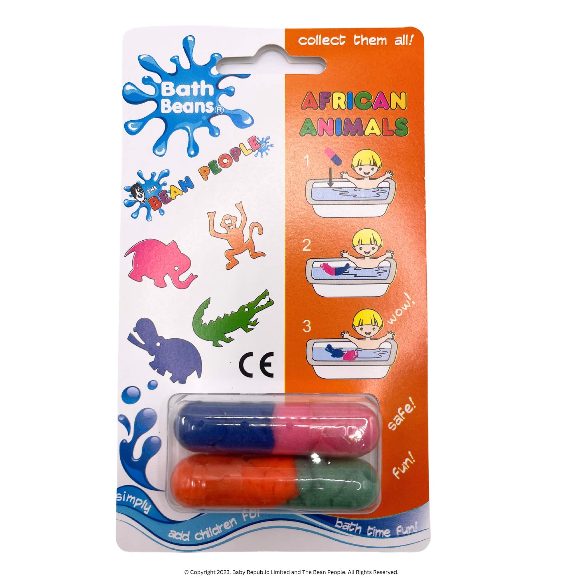 Baby Republic - Venta al por mayor Juguete para la bañera - Bebés - African Animal Bath Beans®1