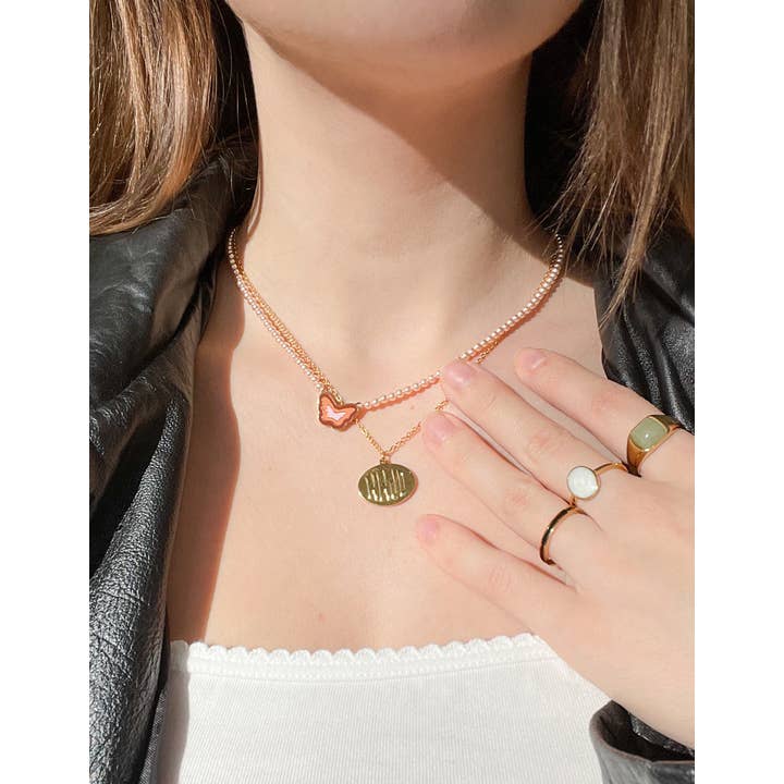 Elevated Faith - Wholesale Pendant/Charm Necklace - Gold WWJD Necklace