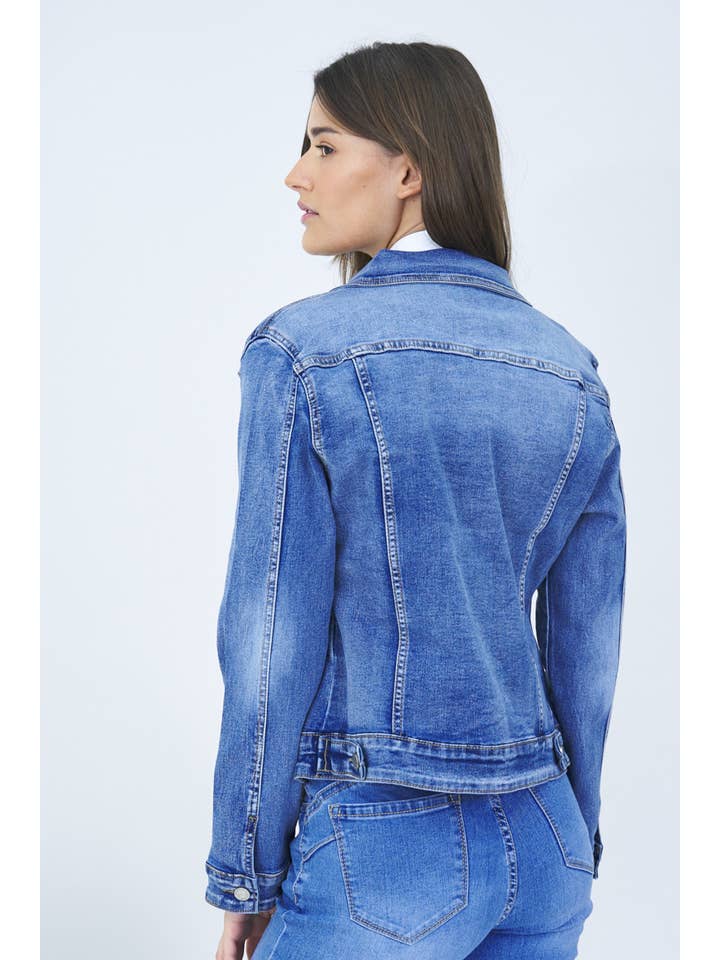 FADED JEANS “Erica” REGULAR FIT DENIM JACKET for wholesale on Faire