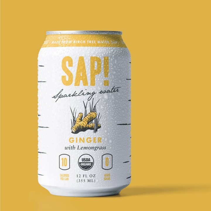 Sap! Beverages - Wholesale Sparkling Water - Sap! Ginger-Lemongrass Sparkling Water