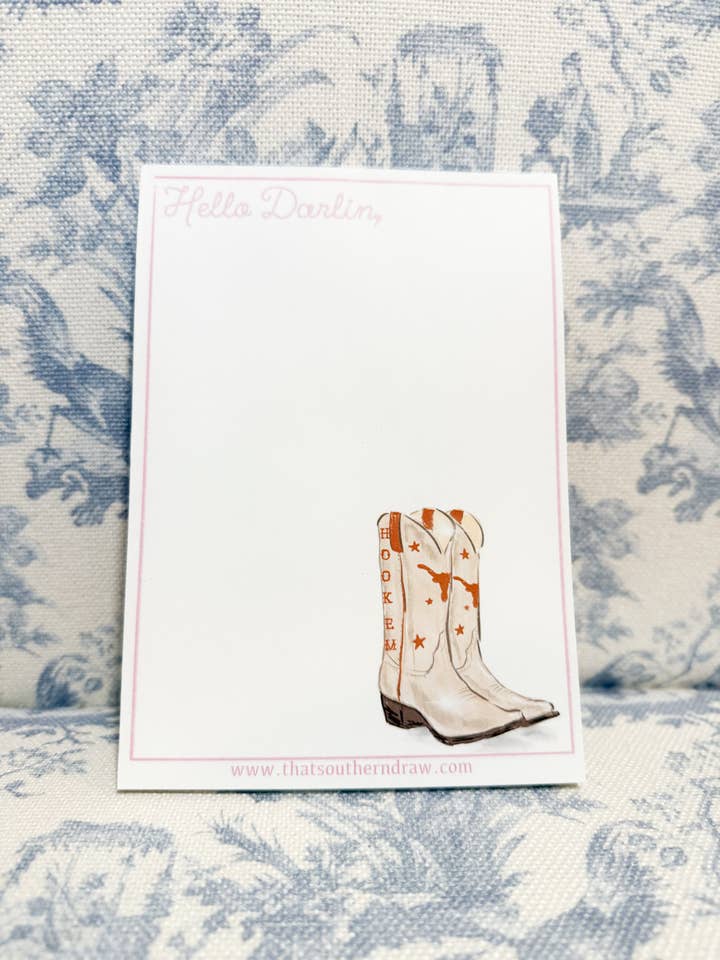 BLOC DE NOTAS DE CUERNOS LARGOS PERSONALIZADOS para venta al por mayor de That Southern Draw