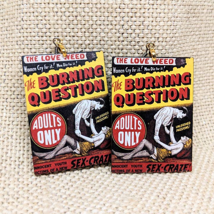 Boucles d'oreilles Reefer Madness pour la vente par Iamsonotcool