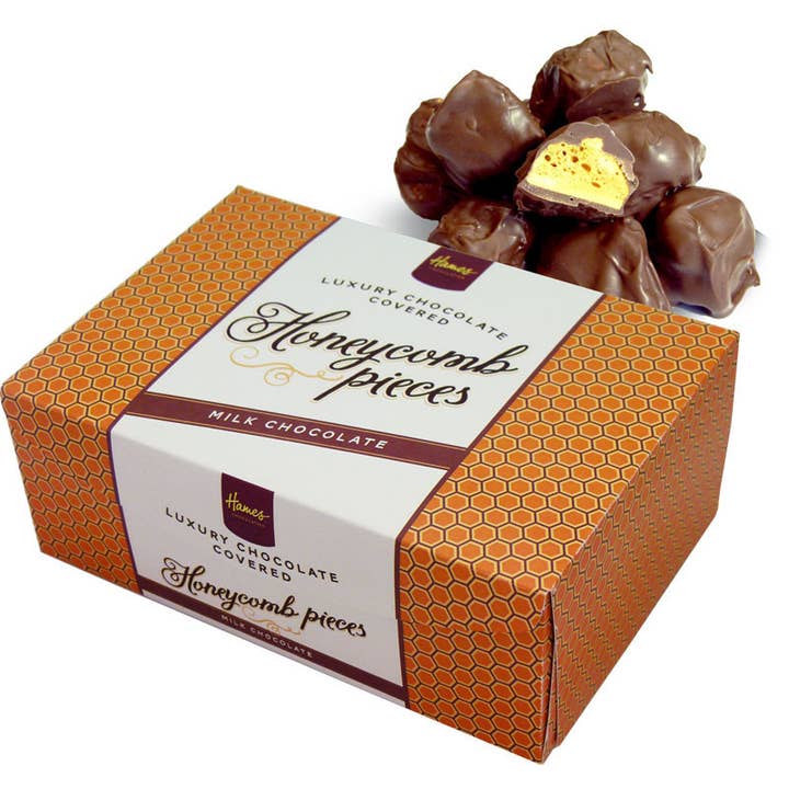 Hames Chocolates – wholesale Chocolate-covered sweets – UK ONLY. Milk Chocolate Covered Honeycomb