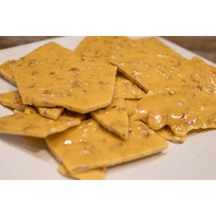 Kürbis-Gewürz-Pekannuss-Spröde - 113 g Beutel für den Großhandel von Oliver Pecan Co.