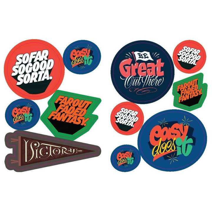 Hachette Book Group - Wholesale Sticker - Stick with It!: A Friends of Type Sticker Book1