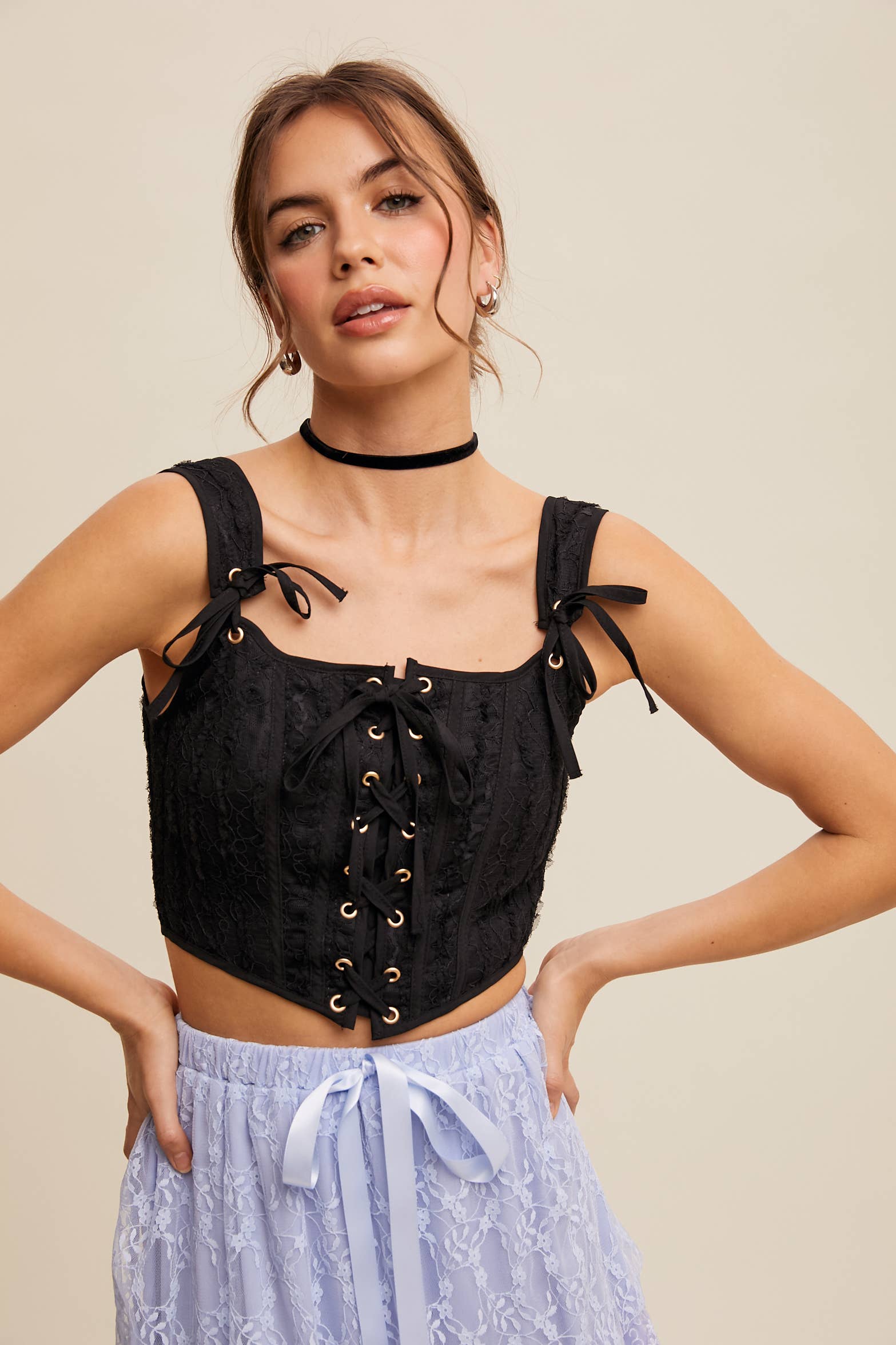 Listicle - Wholesale Korset - Dames - Vetersluiting Corset Crop Top23