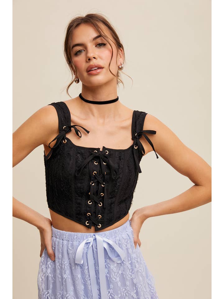 Listicle - Wholesale Korset - Dames - Vetersluiting Corset Crop Top23