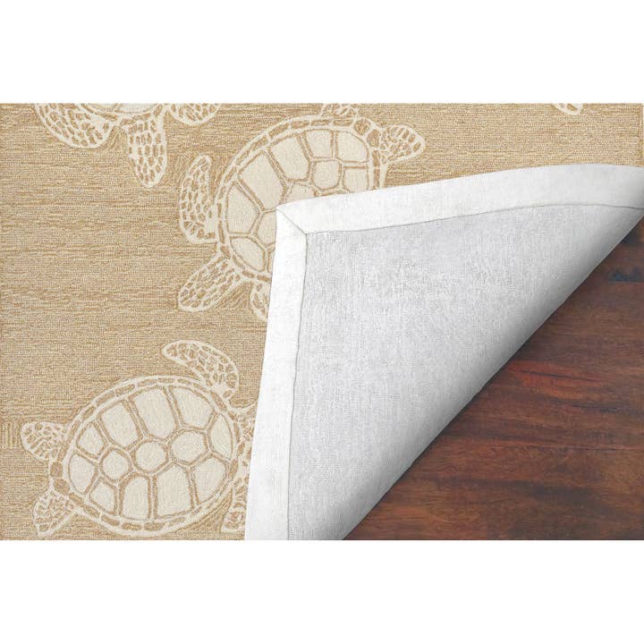 Capri Turtle Indoor/Outdoor Rug Neutral for wholesale on Faire