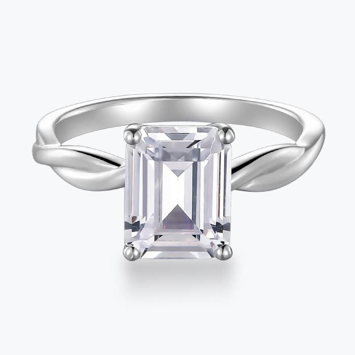 Dissoo® Diamond White Sterling Silver Ring for wholesale by Dissoo