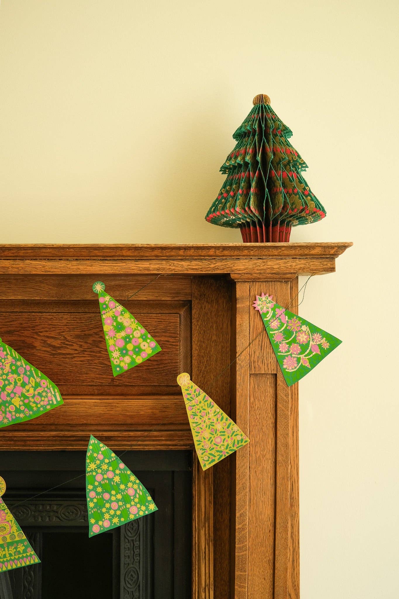 East End Press - Wholesale Bunting/Garland - UK/EU: Midcentury Trees Sewn Garland12