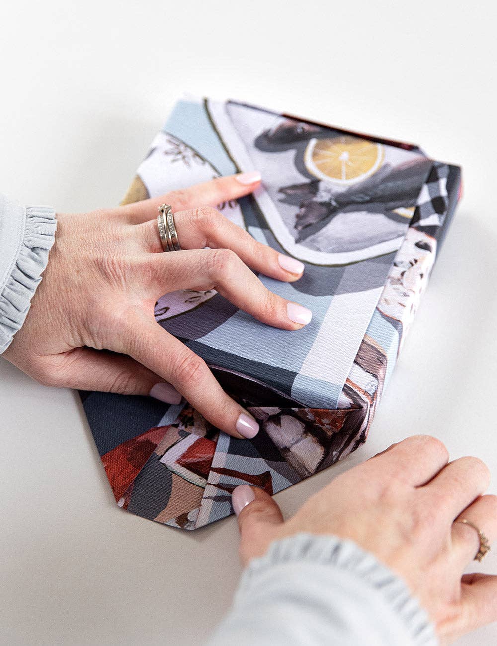 Bespoke Letterpress - Wholesale Inpakpapier - Zomerpicknick/Crab & Squid cadeauverpakking, 6 stuks17