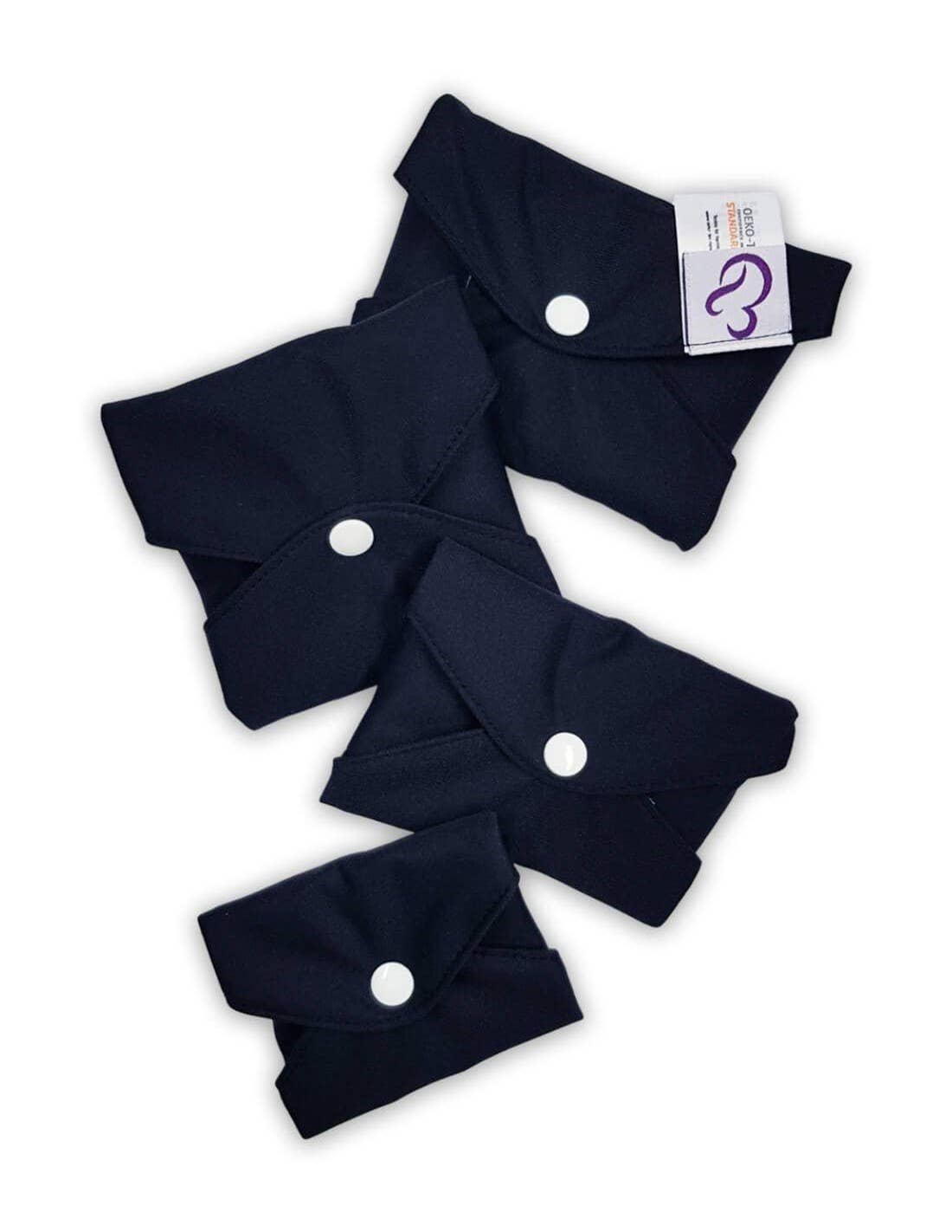 Maman & Bébé Nature - Wholesale Dinner & Cloth Napkin - Essenti'elle Set of 4 Washable Sanitary Napkins2