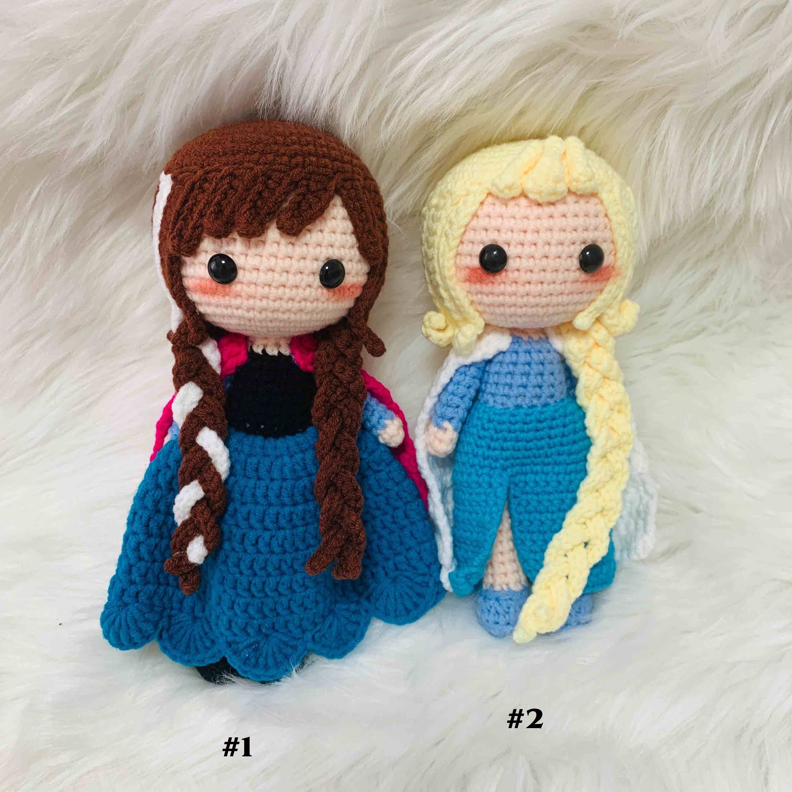 ELSA de Frozen. Muñeca de crochet. – Hilo Hilos, image size:3000x3000