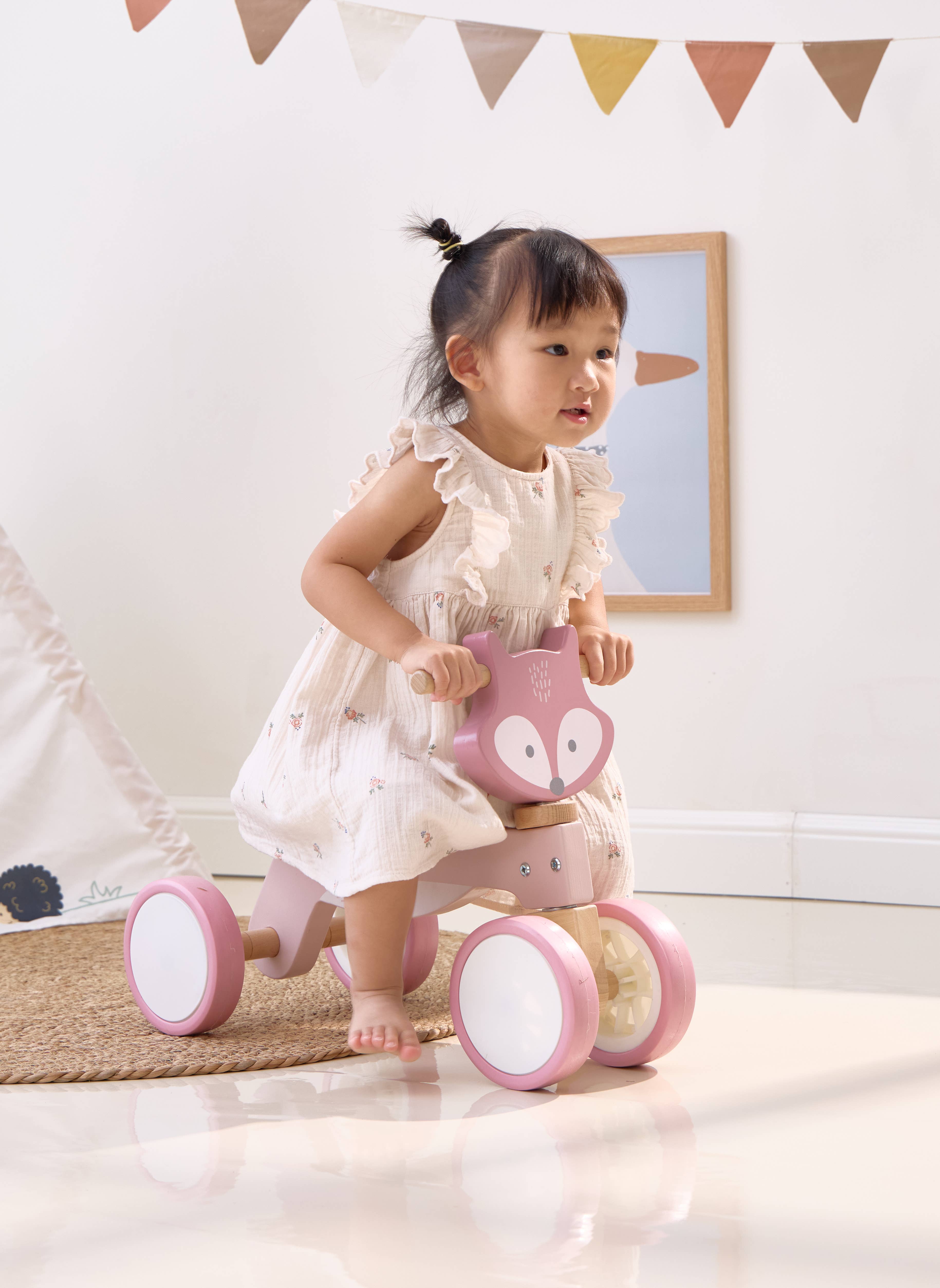 Trade Toys Limited - Wholesale Fietsen en scooter - Kinderen - Houten driewieler - ijsbeer / vos10