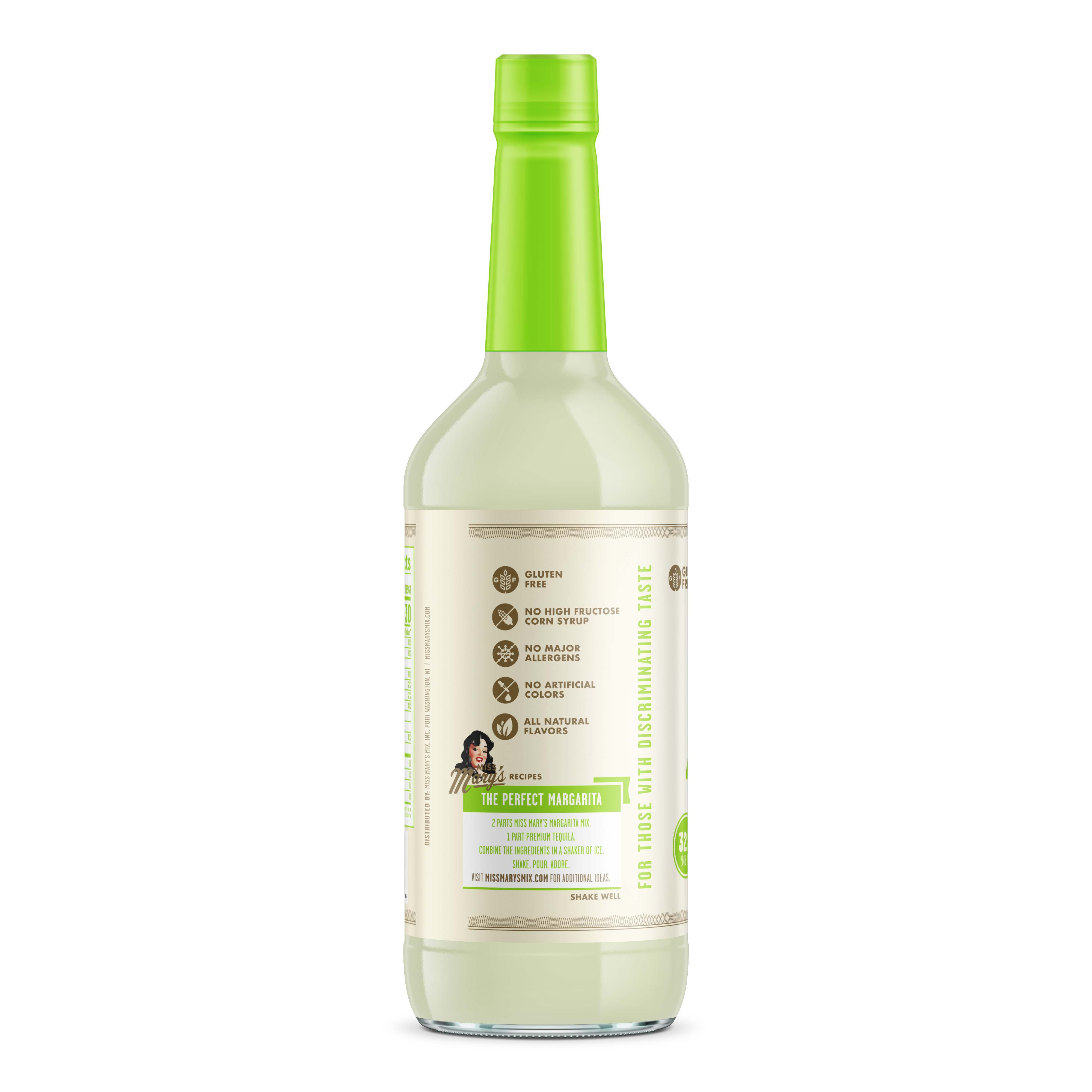 Miss Mary's Mix - Wholesale Cocktail Mix/Syrup - Miss Mary's Lite Margarita Mix1