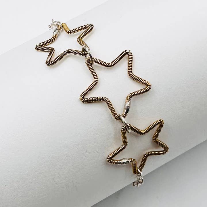 Triple Star Bracelet for wholesale by Middle Sister Designs