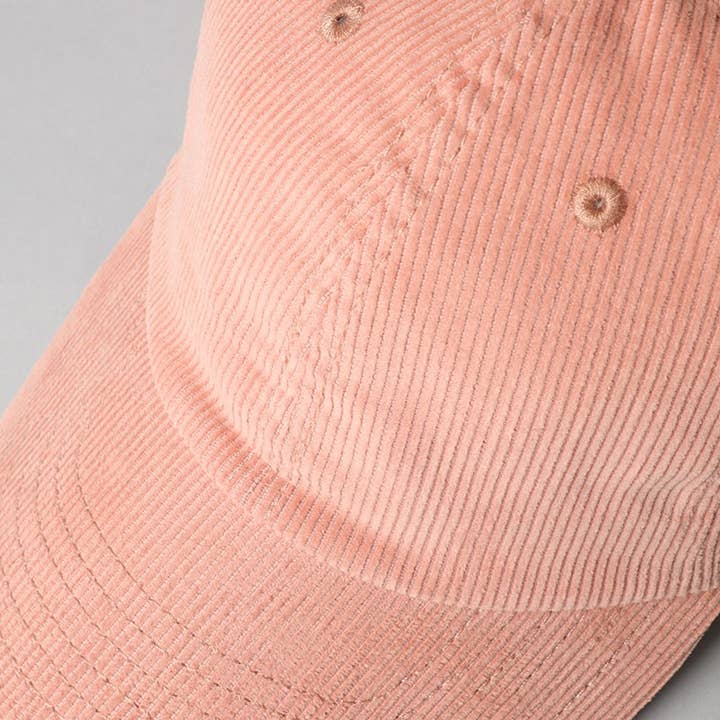 Fashion City - Wholesale Baseball Cap - Women's - Corduroy Adjustable Cotton Baseball Cap Dad Hat18