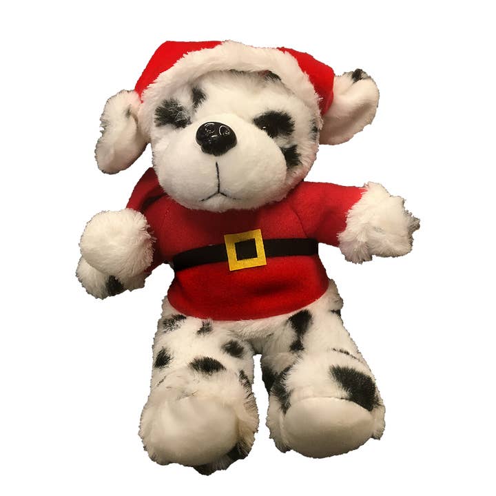 Texas Toy Distribution - Wholesale Stuffed/plush toy – Kids & baby - Christmas 11.5" Santa Bear and Doggie Plush Stuffed Animals1