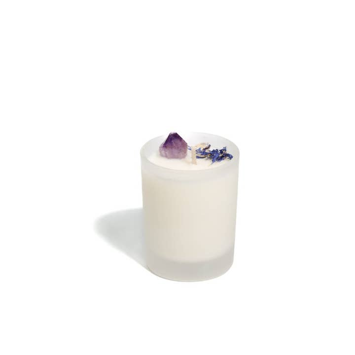 Seventeen70 Botanicals - Wholesale Jar/filled candle - Coconut lime with Amethyst MEDITATION + BALANCE1