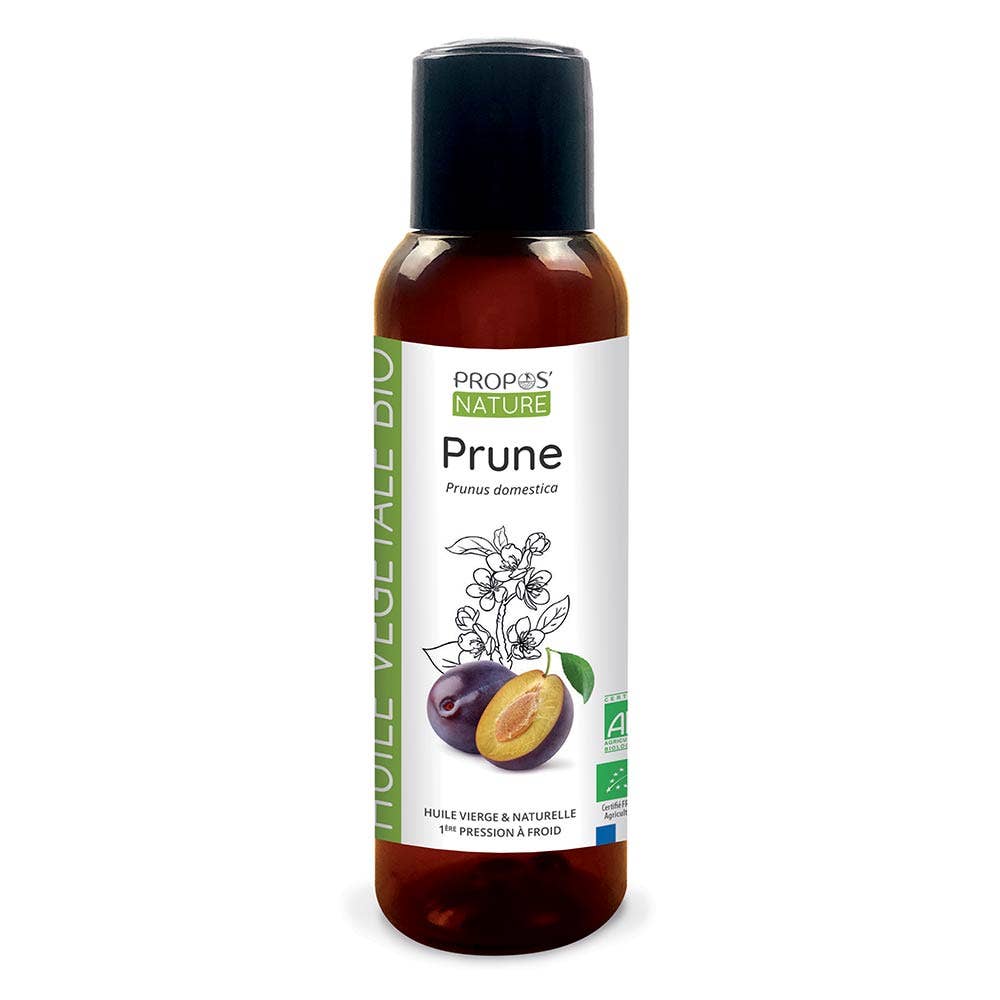 Propos'Nature - Venta al por mayor Aceite de cocina - Aceite vegetal orgánico de ciruela 50 ml, 100 ml1