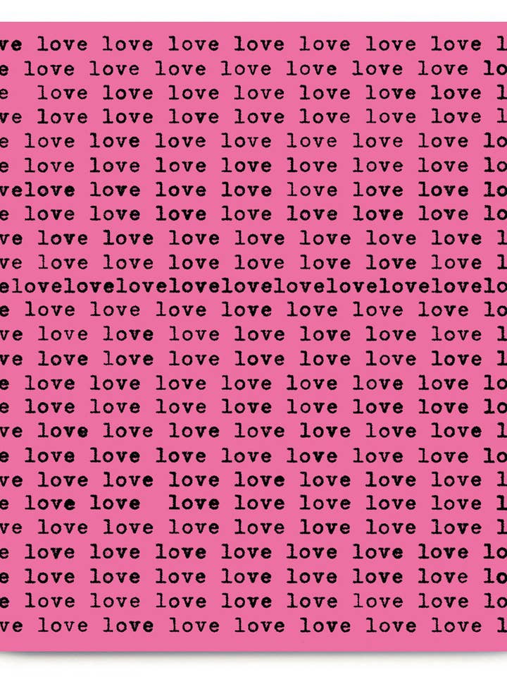 Presente Engraçado - Base para Copos Love Repeat de Hayden Kays por atacado de Brainbox Candy