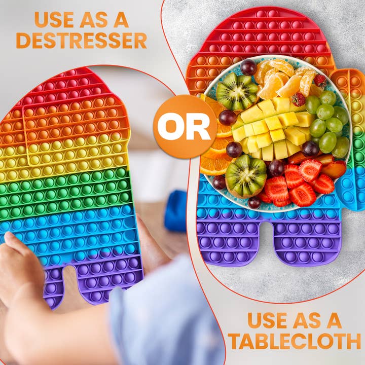 Stilnati – Engroshandel Fidget - Børn – Stor Among Us Fidget Legetøj Antistress Sensorisk Boble Legetøj2