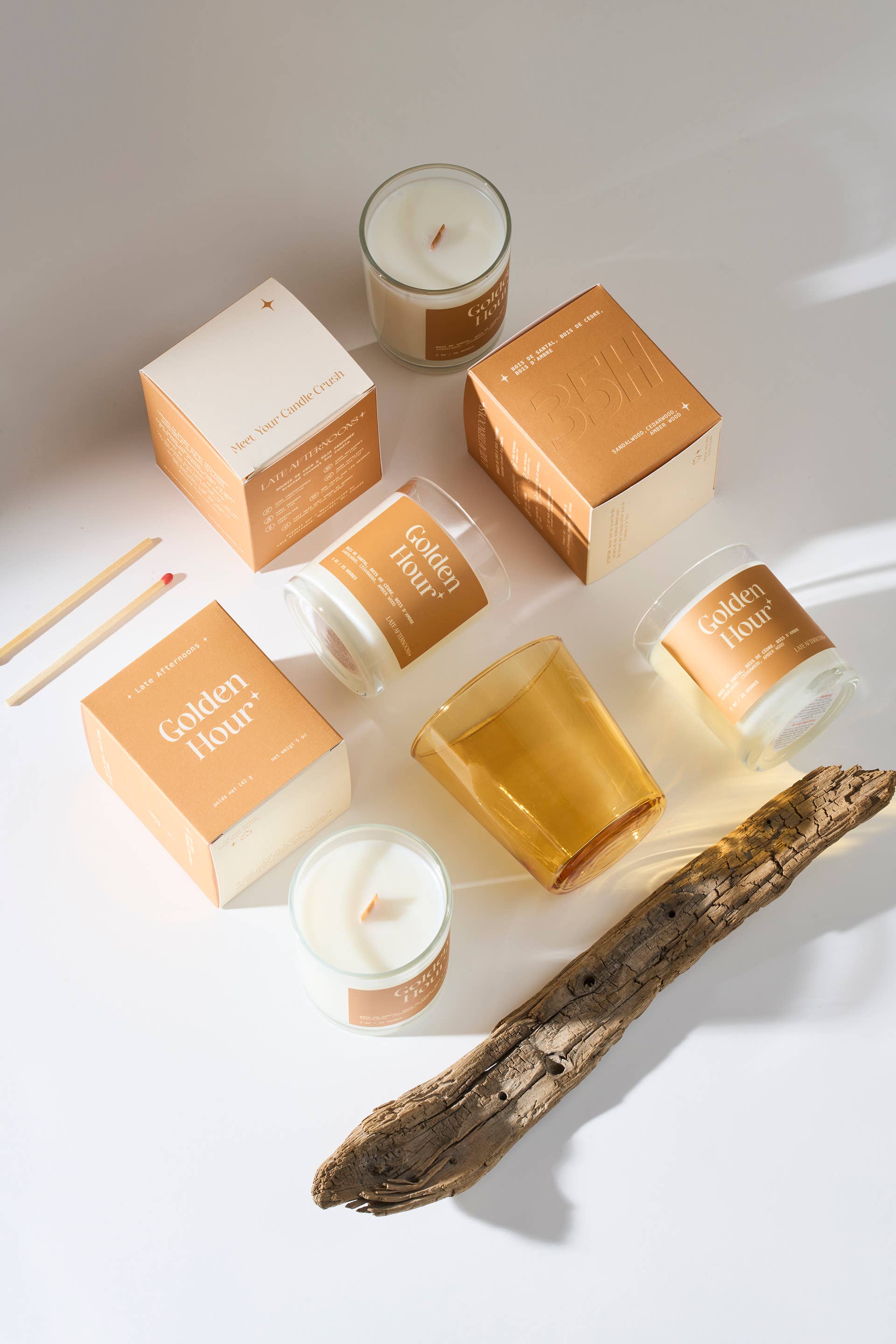 Late Afternoons – Großhandel Geschenkkerze – Goldene Stunde | Sandelholz, Zedernholz, Amberholz3