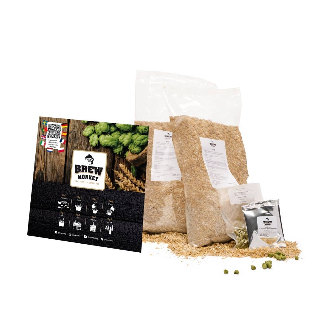 Brew Monkey - Wholesale DIY Drink Kit - Brew Monkey Basis Blond - Starter pack Brew your own beer4