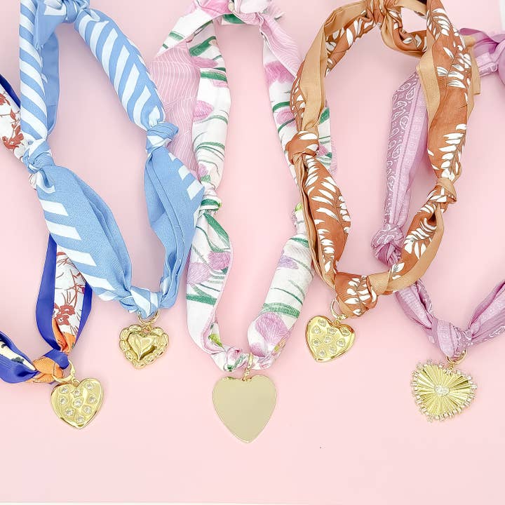 Tangled in Love Scarf Necklace for wholesale by Treasure Jewels Inc.