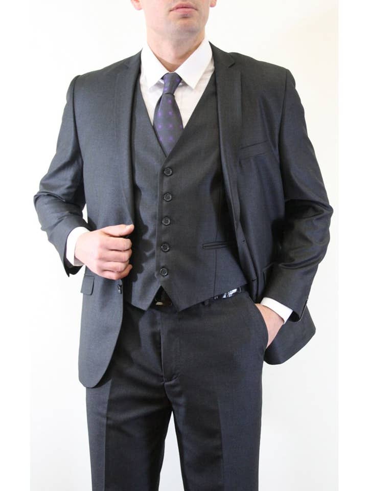 Costume 3 pièces Ultra Slim Fit pour homme - LA154SA pour la vente par LA Merchandise