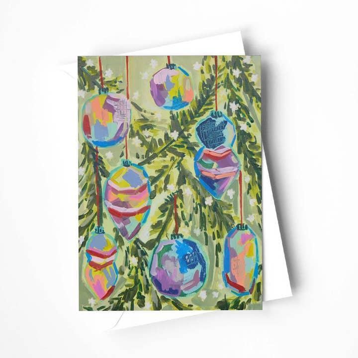 Artist Ornaments Greeting Card for wholesale by Kaley Alie Art