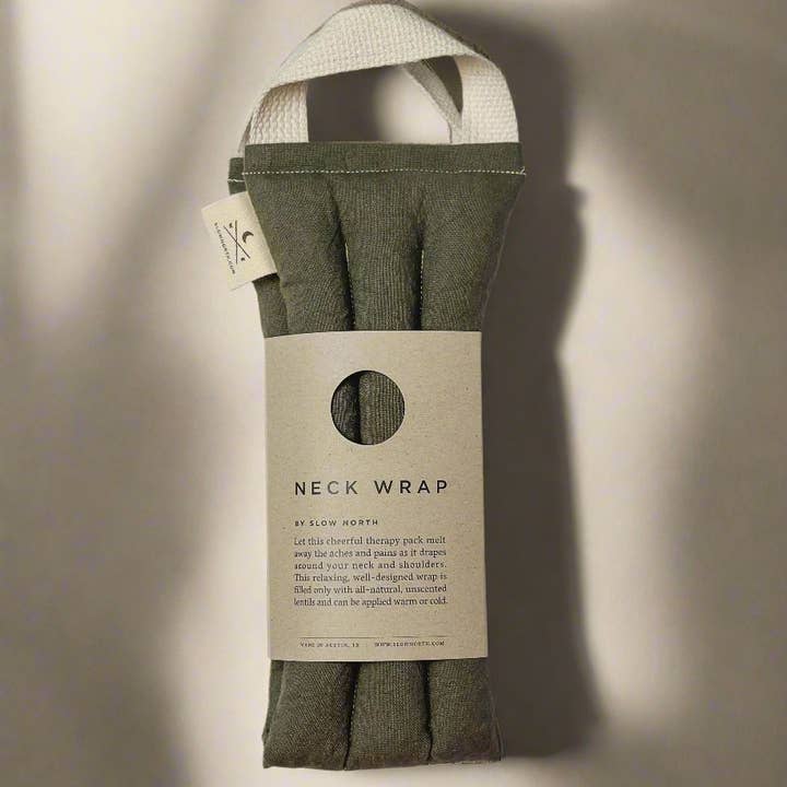 Slow North - Wholesale Hot/cold compress - Neck Wrap Therapy Pack – Olive | Microwaveable Neck Pillow for Relaxation1