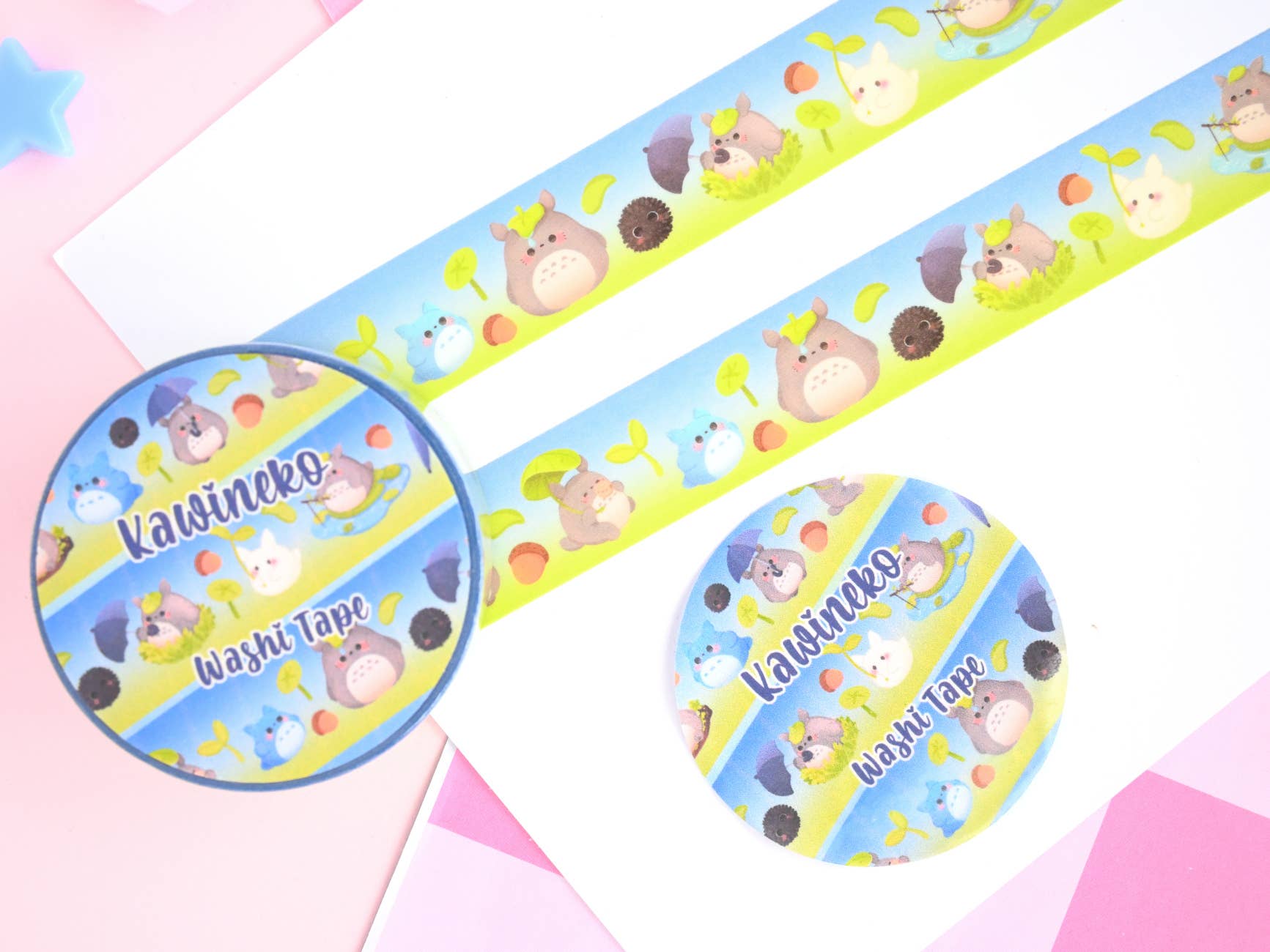 Kawineko - Wholesale Washi Tape - washi tape totoro anime cute stationery kawaii 3