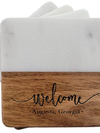 Welcome - MW Coaster for wholesale by Familiar Goods