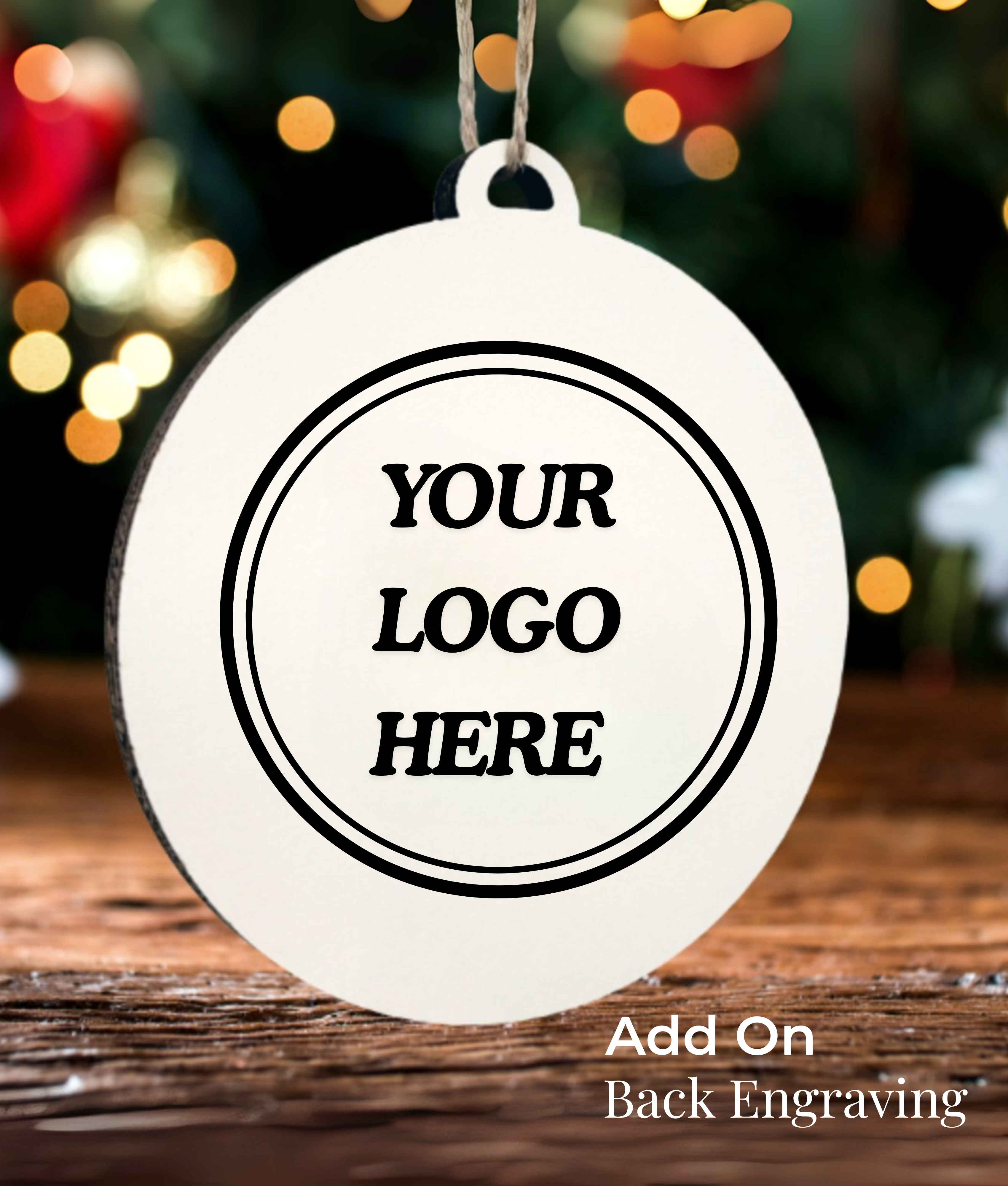 Fire & Pine - Wholesale Ornament - Add On: Ornament Back Engraving1