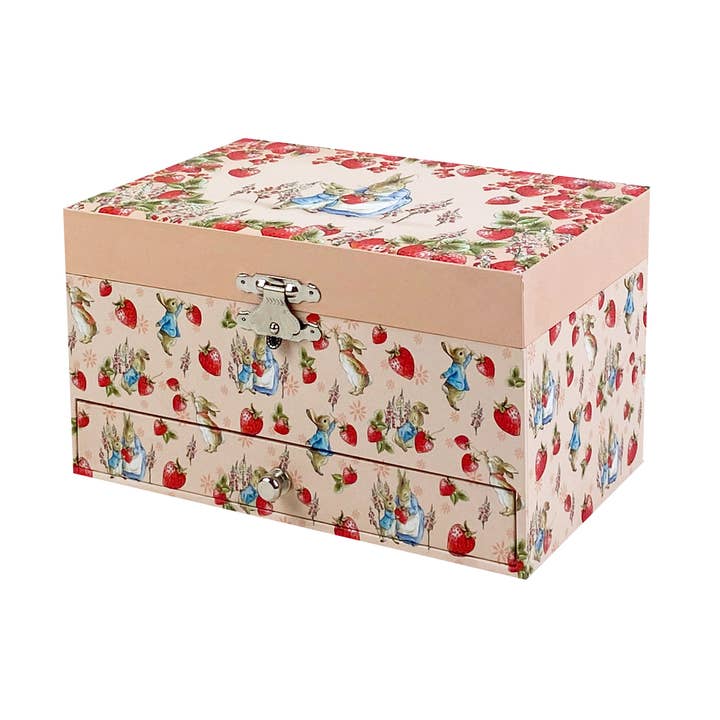 Peter Rabbit© Strawberries Musical Jewelry Box for wholesale by TROUSSELIER SAS