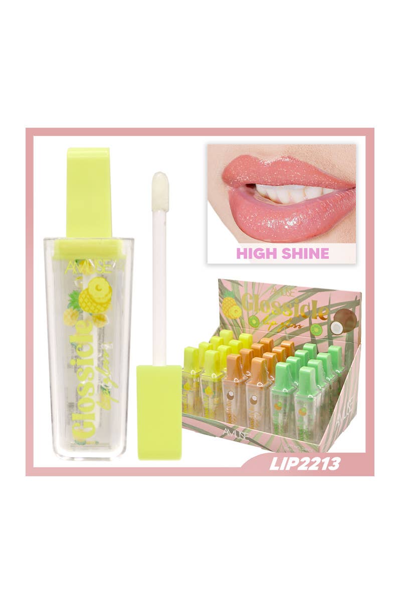 PINEAPPLE Beauty - Wholesale Lip Gloss - AMUSE LIP2213 Tropical Glossicle Lip Gloss - 24 pcs2