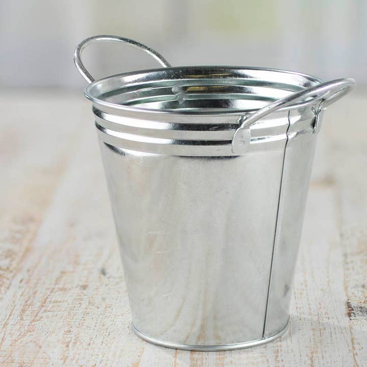 Factory Direct Craft - Vendita all'ingrosso Secchi/Secchielli - Secchio di metallo piccolo da 4-3/4" x 4-1/2" di diametro1