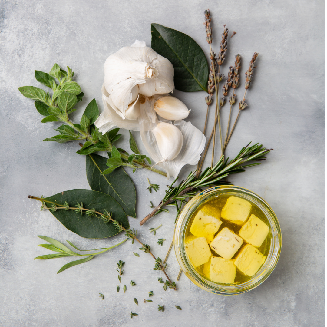 Belle Chevre & Chevoo - Wholesale Cheese - Chevoo Herbes De Provence Marinated Goat Cheese1