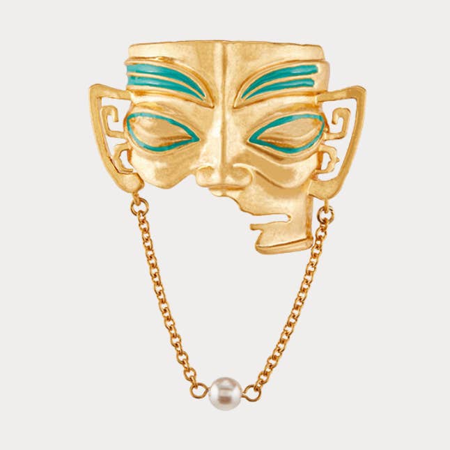 Bronze Echoes Brooch for wholesale by Verdivine