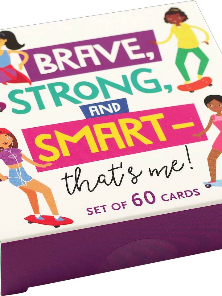 Brave, Strong, and Smart -- That's Me! Inspirational Card Deck (Set of 60 Cards) for wholesale by Peter Pauper Press