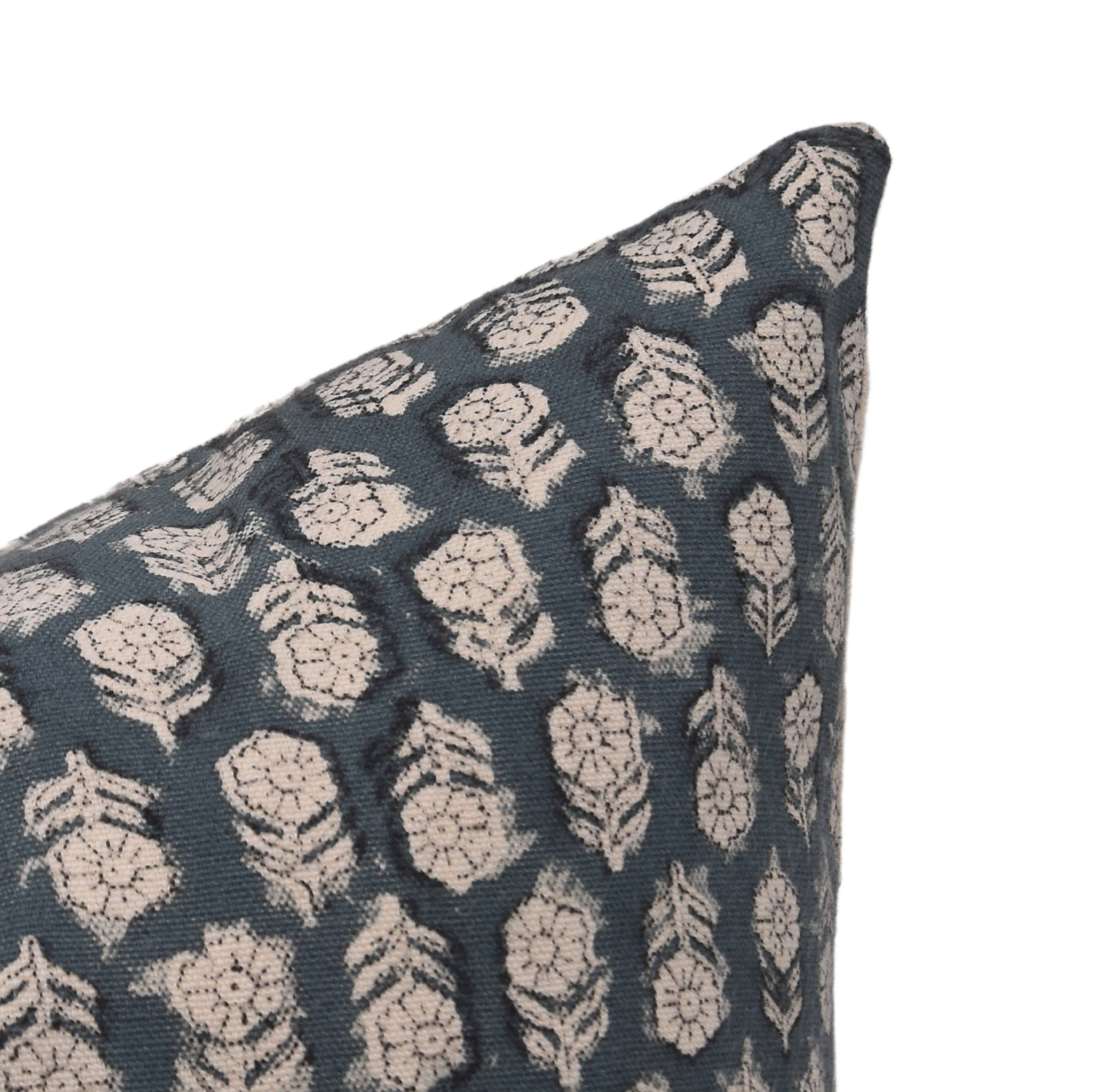 Fabdivine - Wholesale Throw pillow cover - Natural Hand Block Duck Canvas Pillow cover - Tulsi Buti4