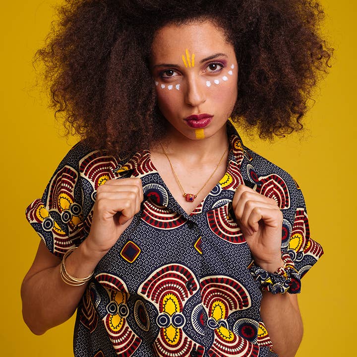 Collana lunga bombo per la vendita all'ingrosso da parte di MADAME MELON