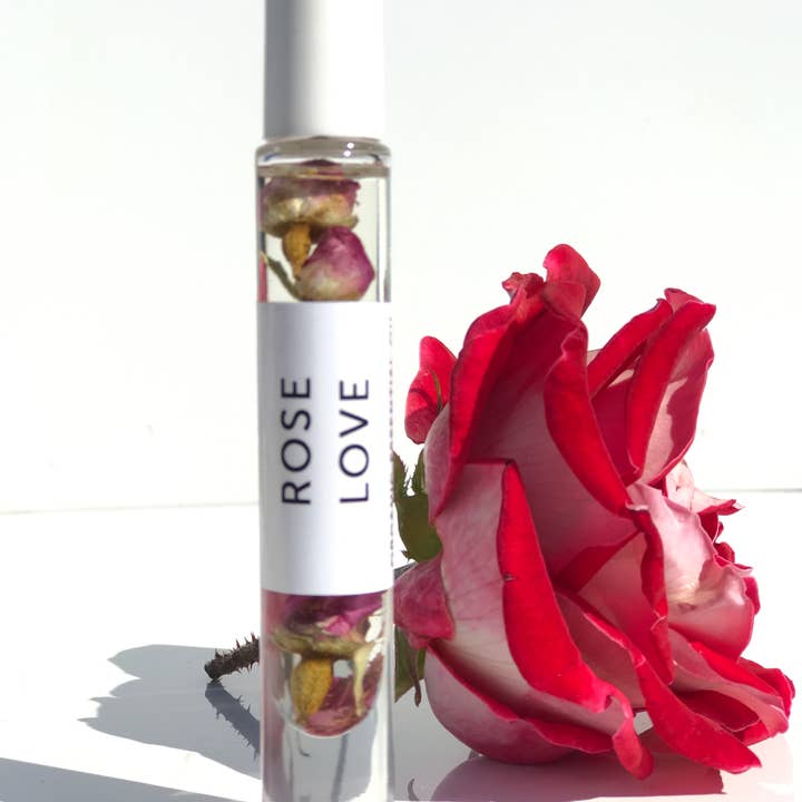 Lucy B's + HYDRA BLOOM – Fragrância Roll-On por atacado – Perfume Essencial Rose Love Óleo de Roll-on1