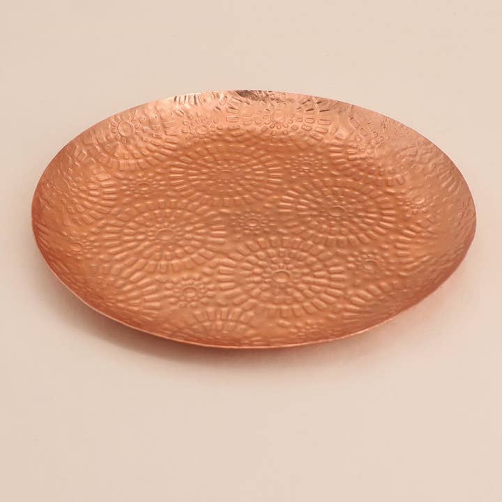 Fairtrade Mandala Design Recycled Metal Copper Tray and other Purchase Wholesale gitzell fairtrade. Free Returns & Net 60 Terms on Faire trending on Faire.
