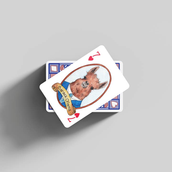 Ah Ha Brands - Wholesale Playing Cards - PreZOOdents Punny Animal President Playing Cards7