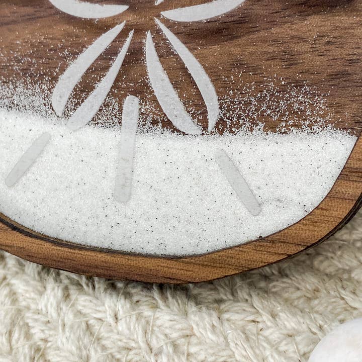 The Cottonseed Marketplace - Wholesale Ornament - Sand Keepsake Ornament - Sand Dollar3